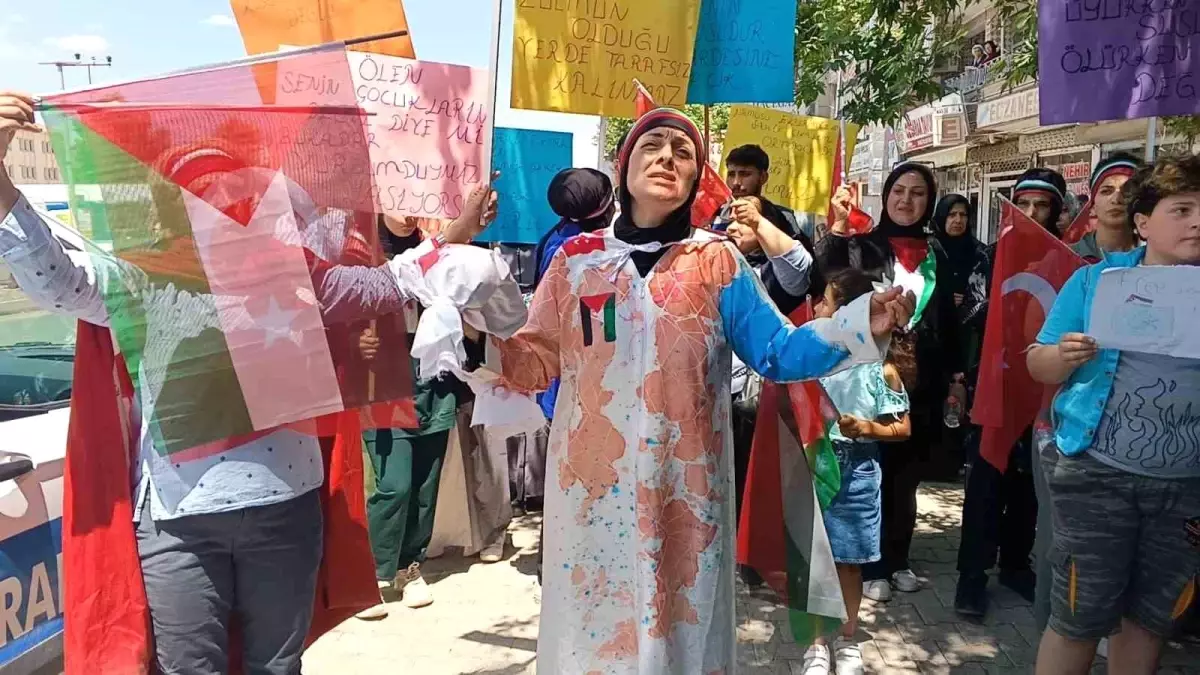 Adıyaman'da Filistin Halkına Destek Mitingi Düzenlendi