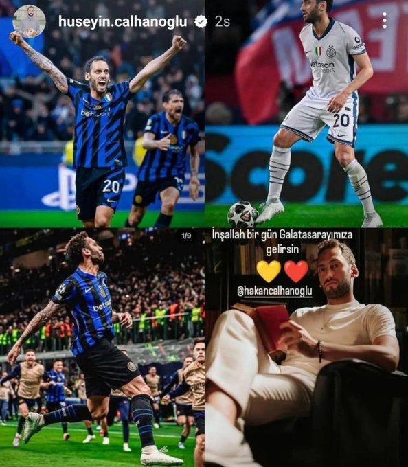 A post from Hakan Çalhanoğlu's father that excites Galatasaray fans: 'I hope one day'