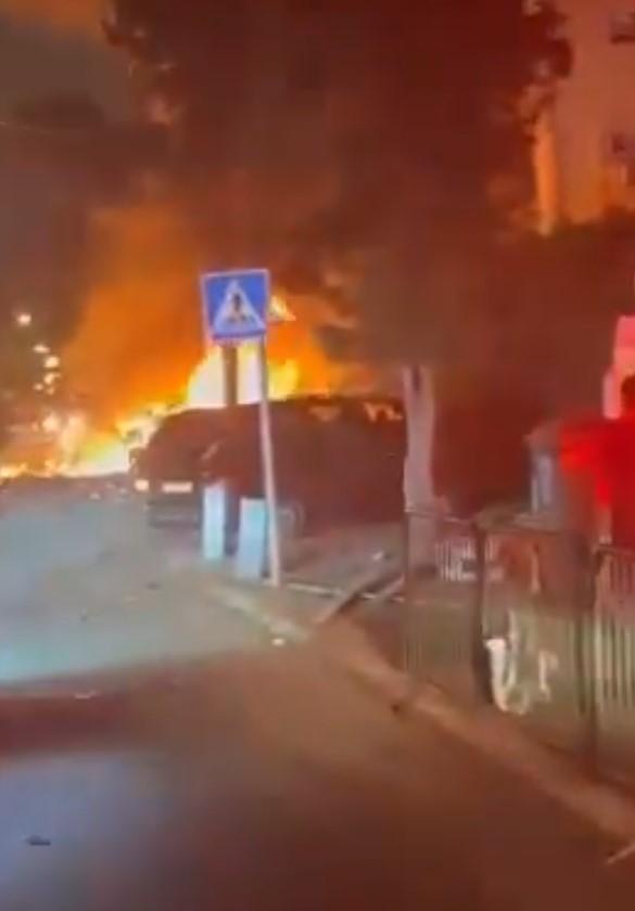Iran's missiles hit Haifa! Flames rose from the city