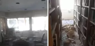 İsrai'den İran Dışişleri Bakanlığı binasına saldırı! Yıkım böyle görüntülendi