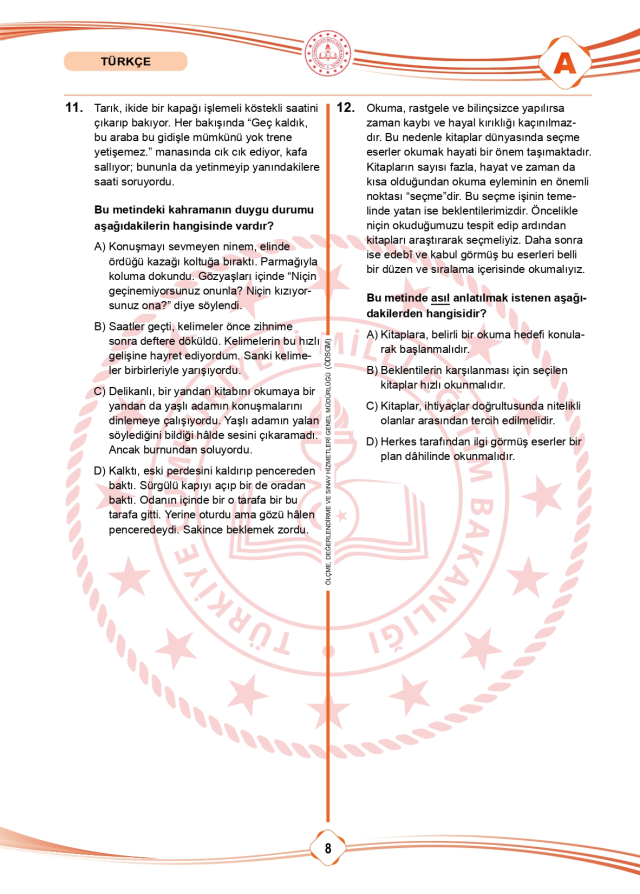 LGS soru cevapları! 2025 LGS Türkçe, Matematik, Fen Bilimleri, İnkılap Tarihi, İngilizce, Din Kültürü SÖZEL -SAYISAL soru cevapları PDF indir – oku!