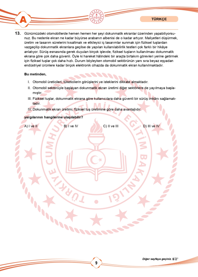 LGS soru cevapları! 2025 LGS Türkçe, Matematik, Fen Bilimleri, İnkılap Tarihi, İngilizce, Din Kültürü SÖZEL -SAYISAL soru cevapları PDF indir – oku!