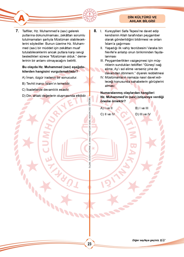 LGS soru cevapları! 2025 LGS Türkçe, Matematik, Fen Bilimleri, İnkılap Tarihi, İngilizce, Din Kültürü SÖZEL -SAYISAL soru cevapları PDF indir – oku!