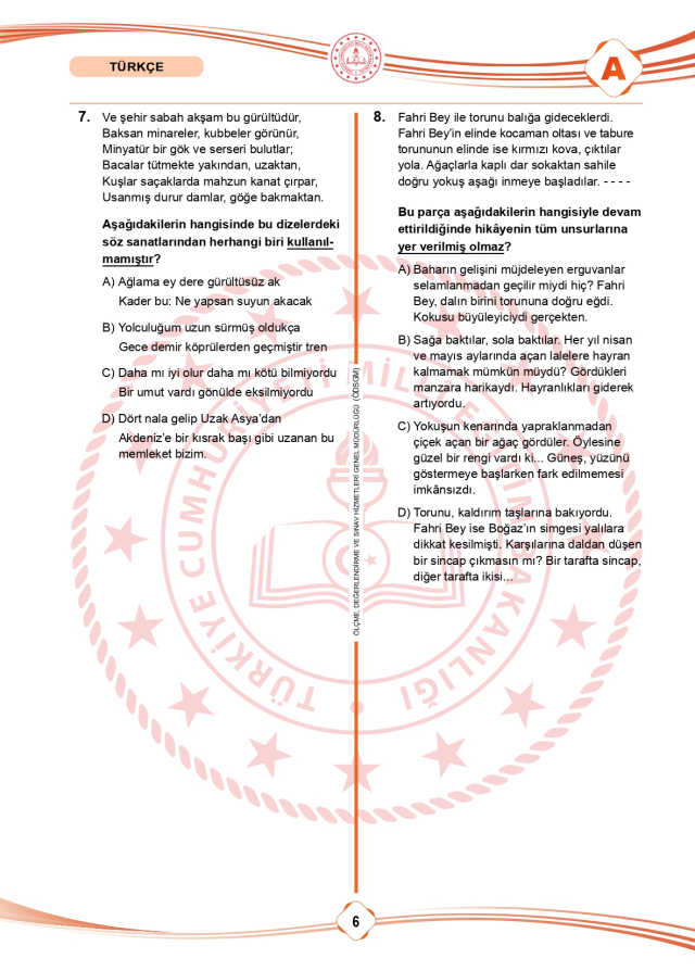LGS soru cevapları! 2025 LGS Türkçe, Matematik, Fen Bilimleri, İnkılap Tarihi, İngilizce, Din Kültürü SÖZEL -SAYISAL soru cevapları PDF indir – oku!