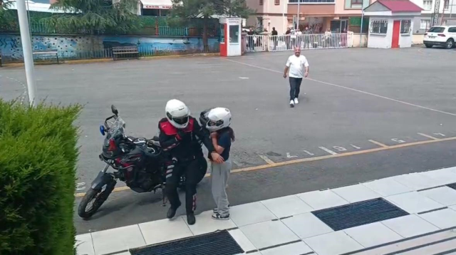 The Dolphin Police came to the aid of the student who was late for the exam