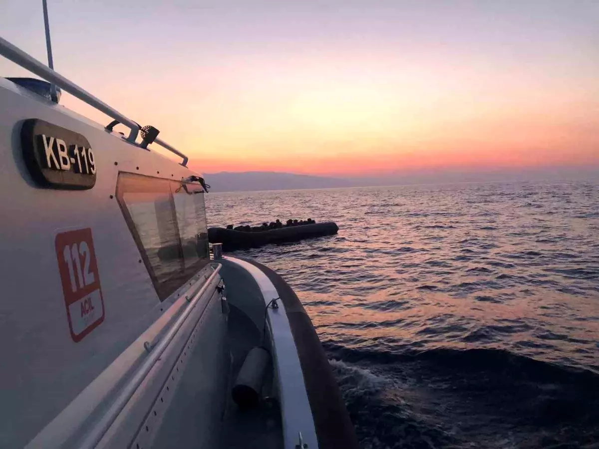 Çanakkale Açıklarında 34 Kaçak Göçmen Yakalandı