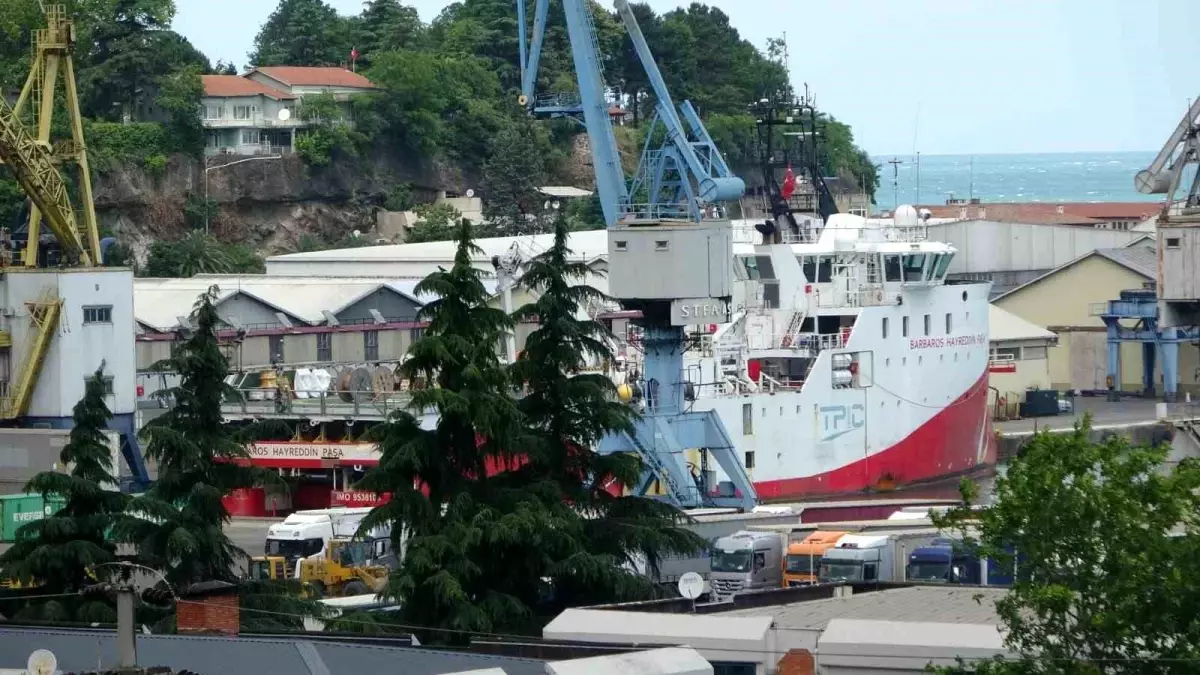 Barbaros Hayreddin Paşa Sismik Araştırma Gemisi 7 Ay Sonra Trabzon'da