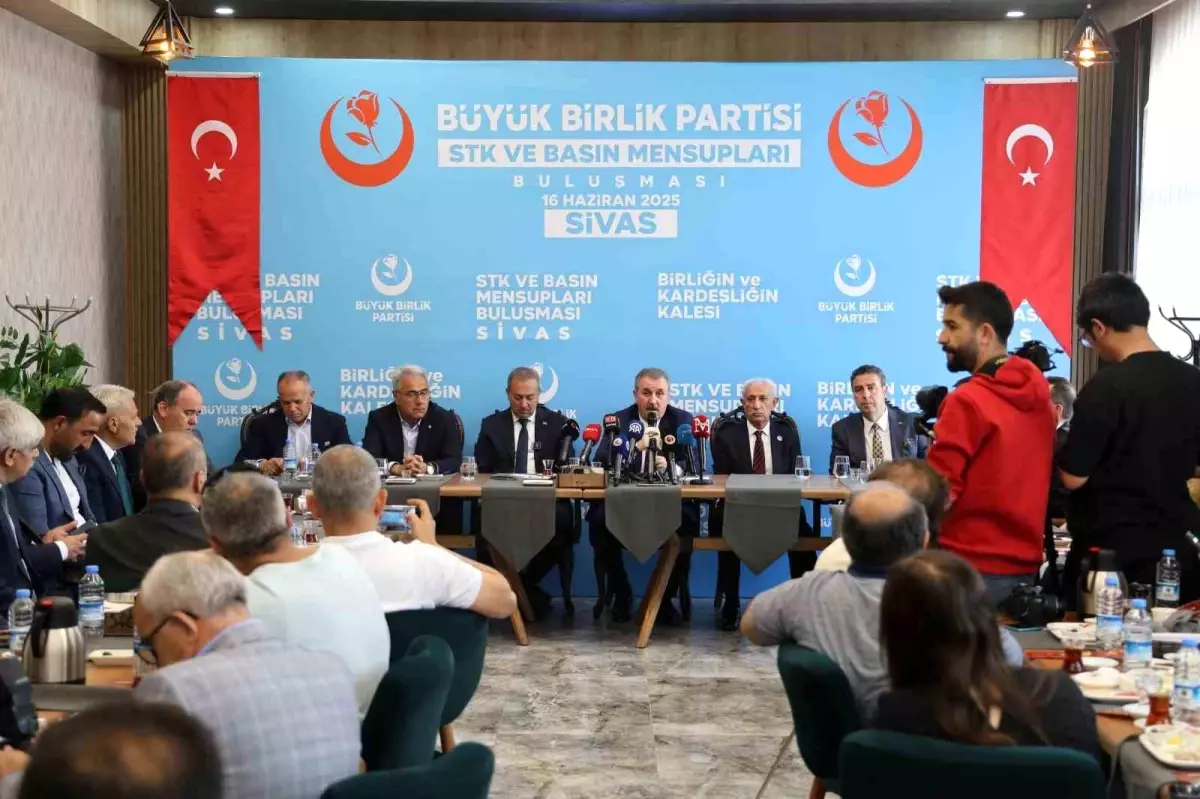 BBP Genel Başkanı Destici'den İsrail-Iran Gerginliği Açıklaması