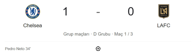 Chelsea Los Angeles maçı kaç kaç, bitti mi? MAÇ SONUCU! Chelsea Los Angeles golleri kim attı?