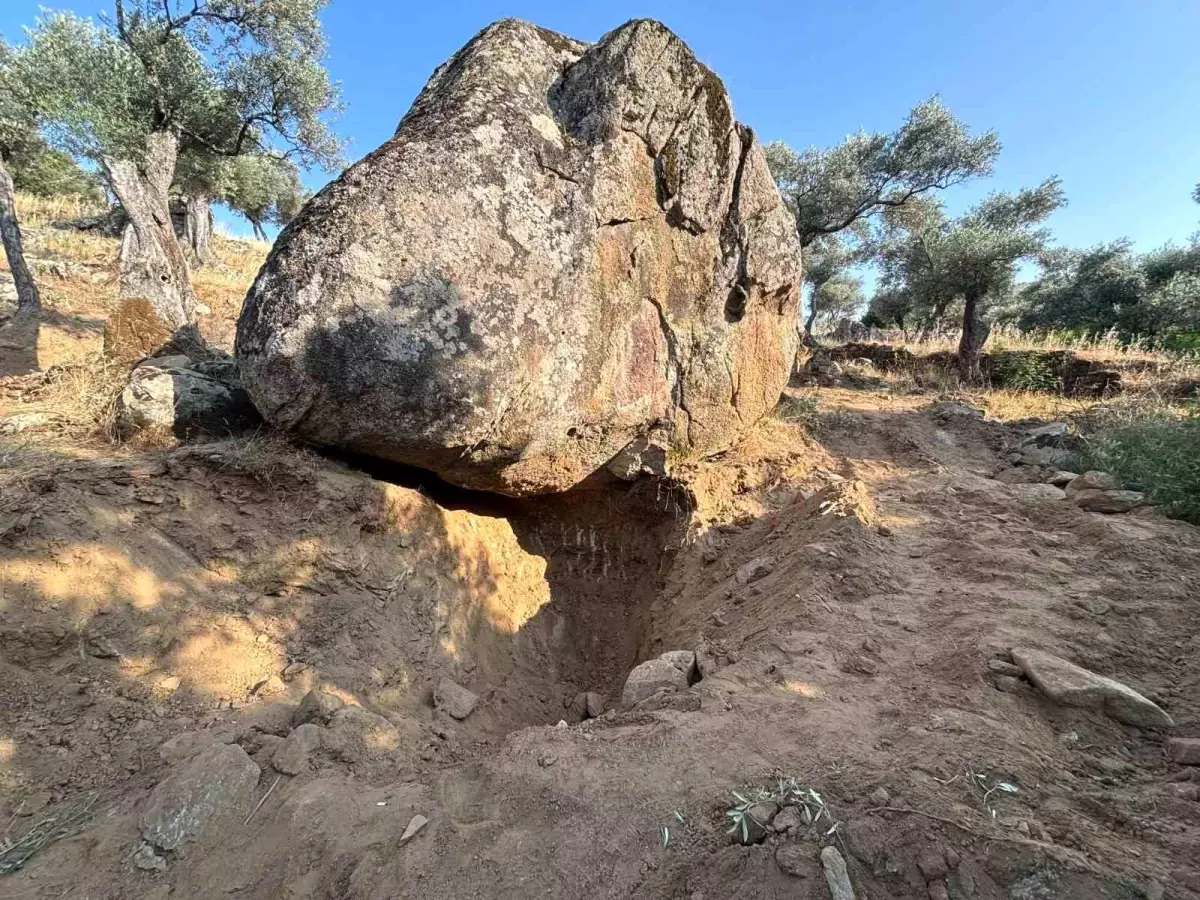 Aydın'da Kaçak Kazı Yapan 8 Şüpheli Suçüstü Yakalandı
