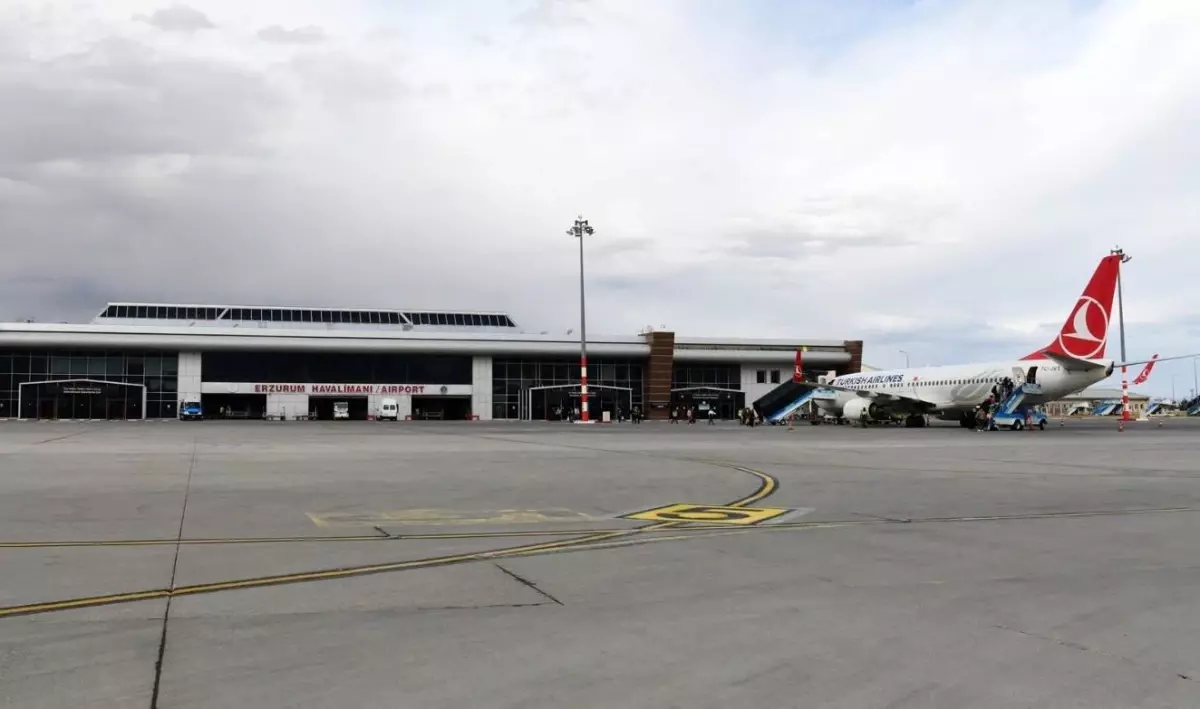Erzurum Hava Limanı'nda Mayıs Ayında 95 Bin Yolcu Uçtu