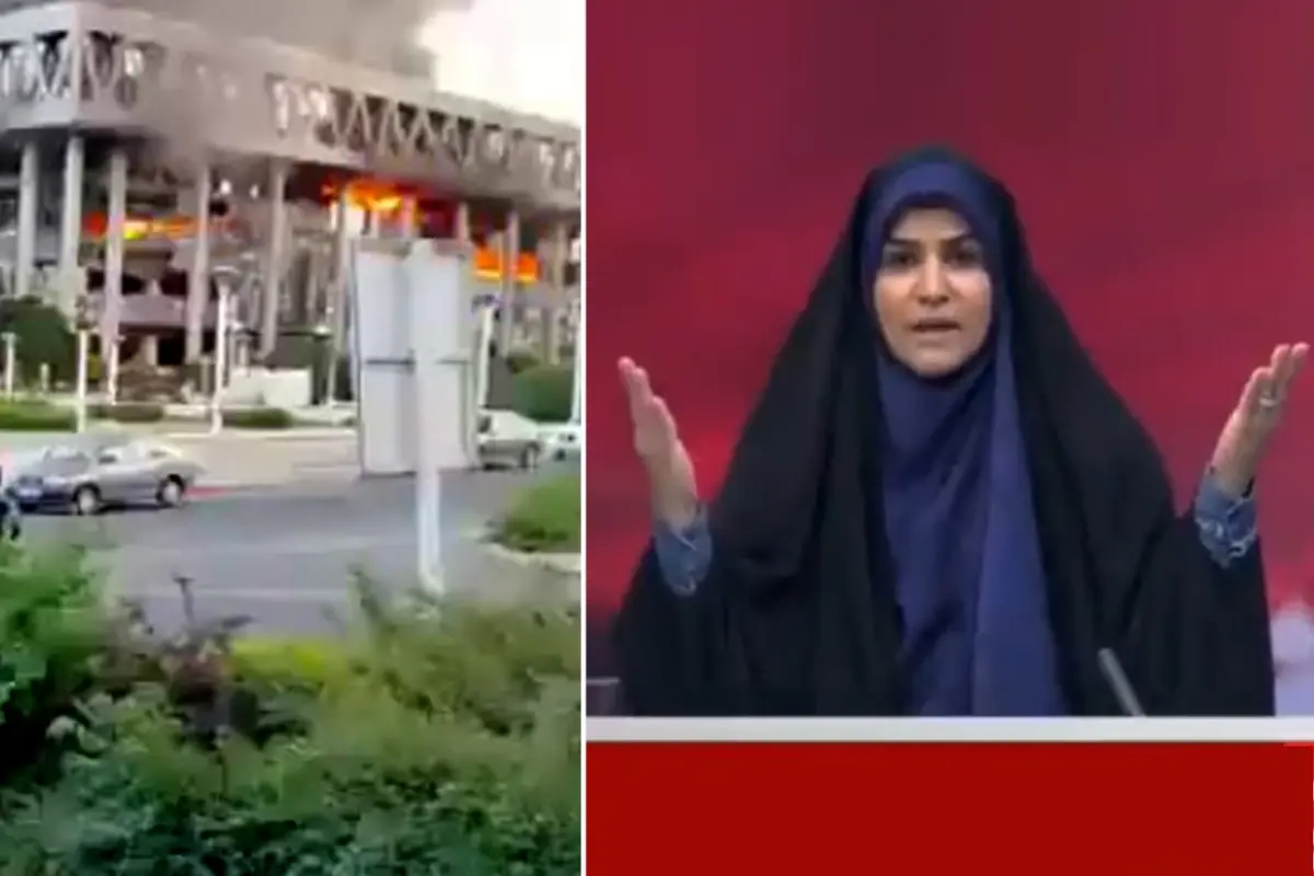 İsrail, İran devlet televizyonunu vurdu! Saldırı canlı yayına yansıdı