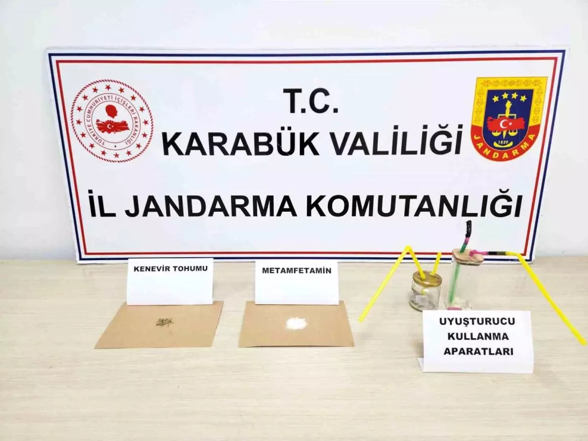 Karabük'te Uyuşturucu Operasyonu: Kenevir Tohumu ve Metamfetamin Ele Geçirildi