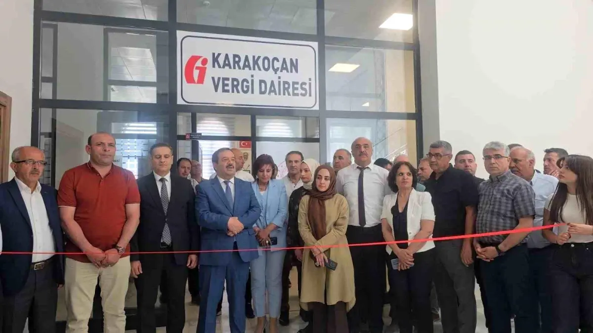 Karakoçan'da Vergi Dairesi Açılışı Gerçekleştirildi