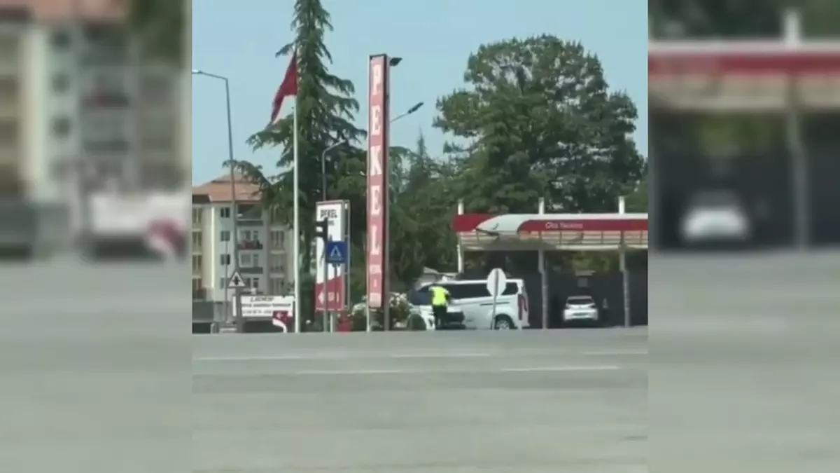 Malatya'da Trafik Polisine Karga Saldırısı