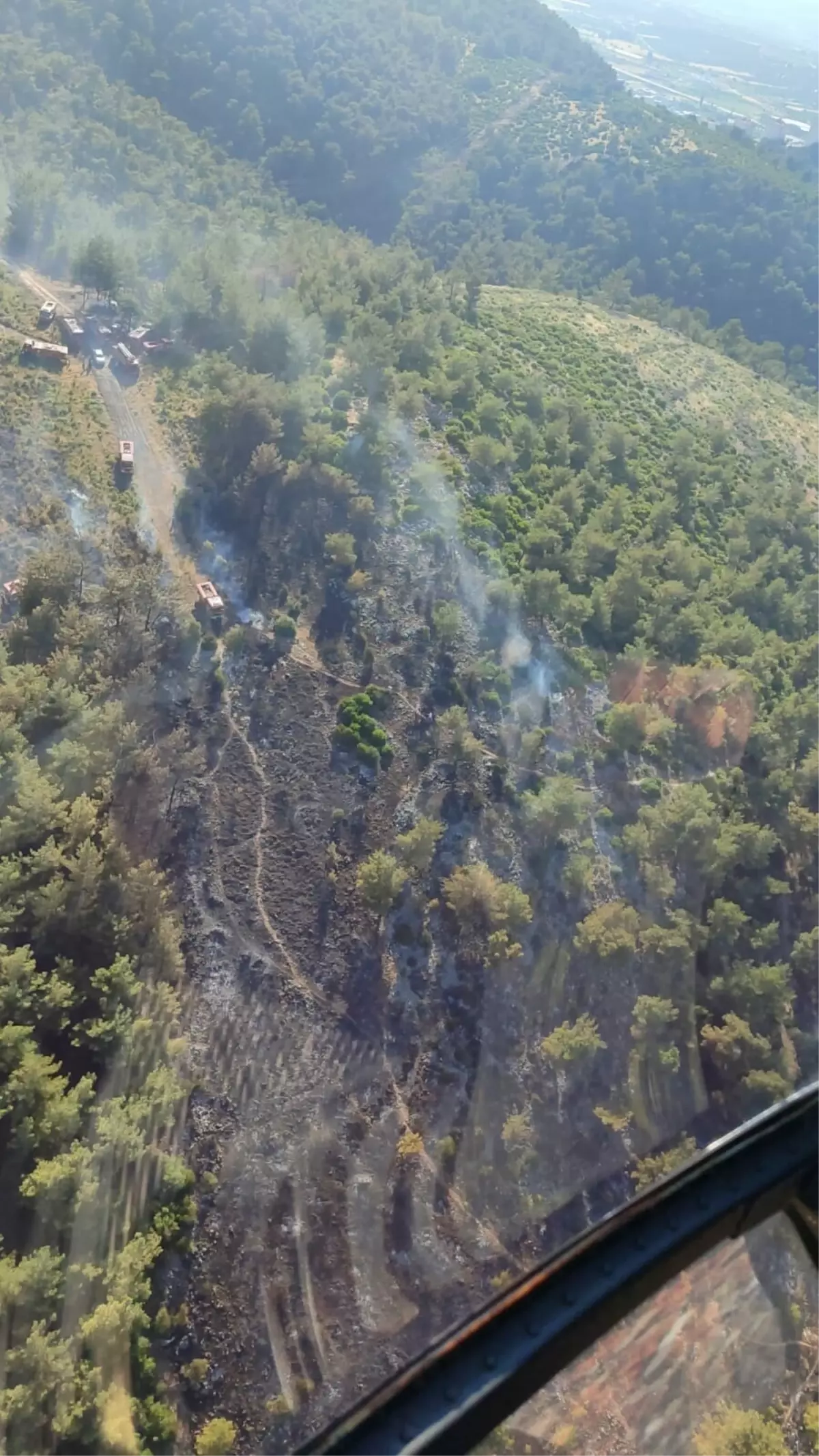 Manisa'nın Soma İlçesinde İki Ayrı Orman Yangını