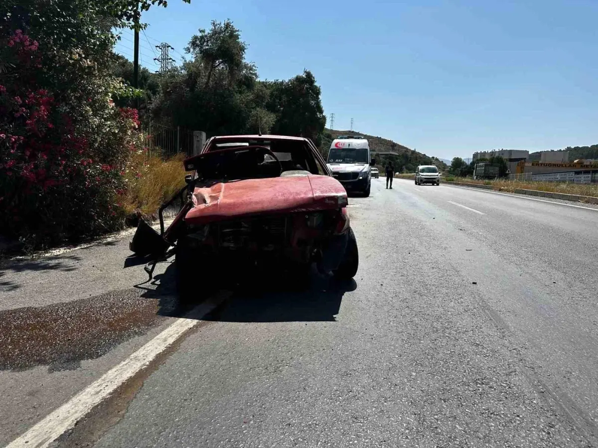 Milas'ta Trafik Kazası: Bir Yaralı