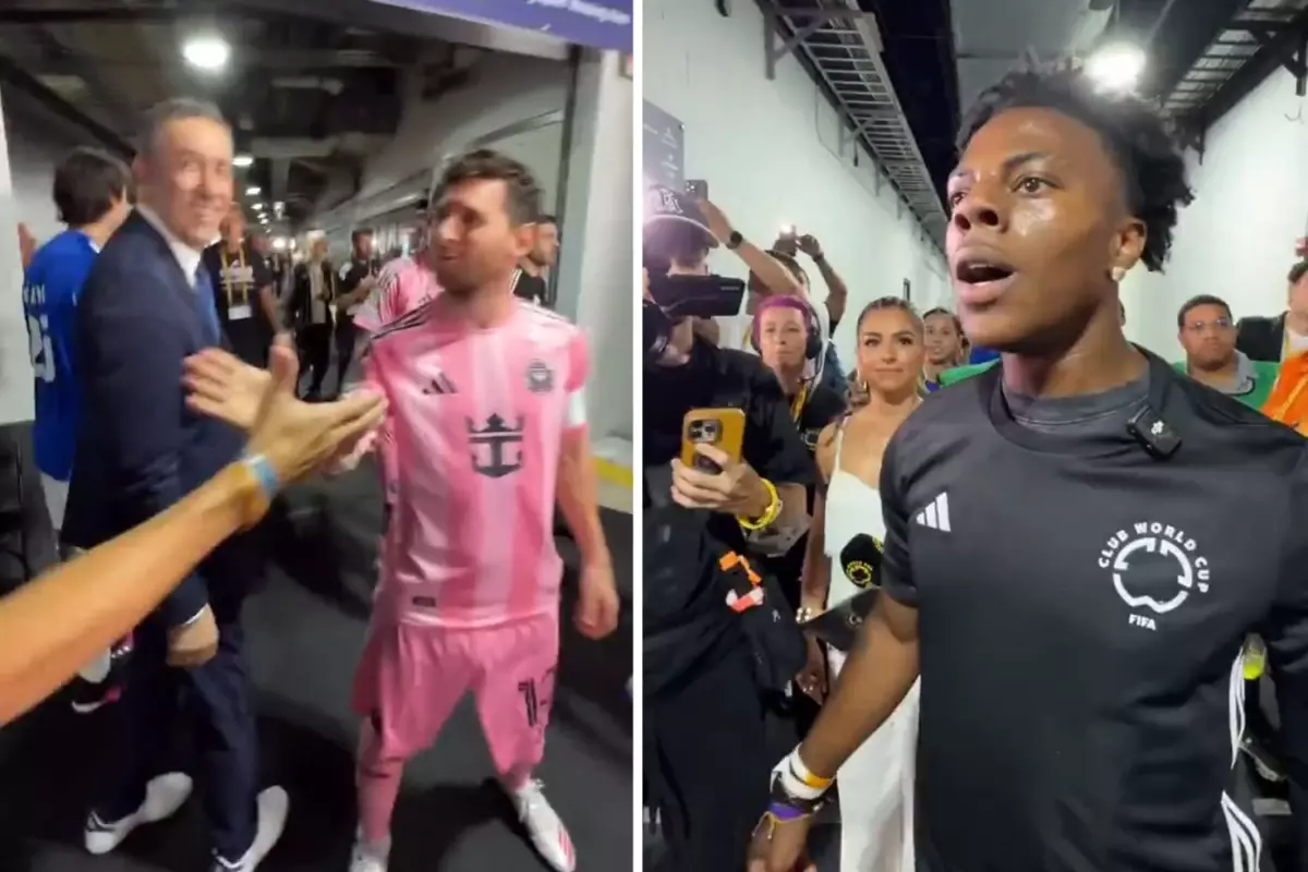 Neye uğradığını şaşırdı! Ronaldo hayranı IShowSpeed'e Messi şoku