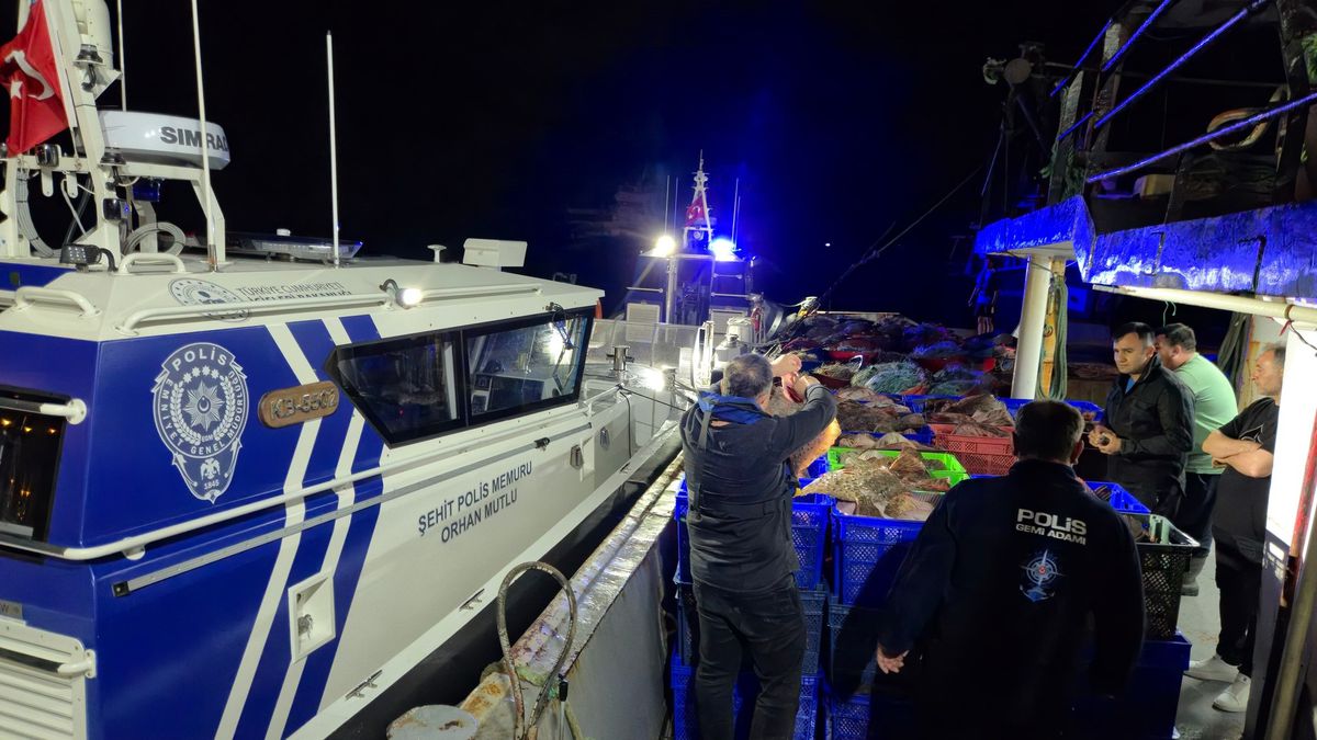Samsun'da Kaçak Avcılık Operasyonu: 6 Ton Kalkan Balığı Ele Geçirildi