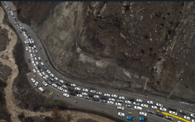 Escape from Tehran! A queue stretching for kilometers formed