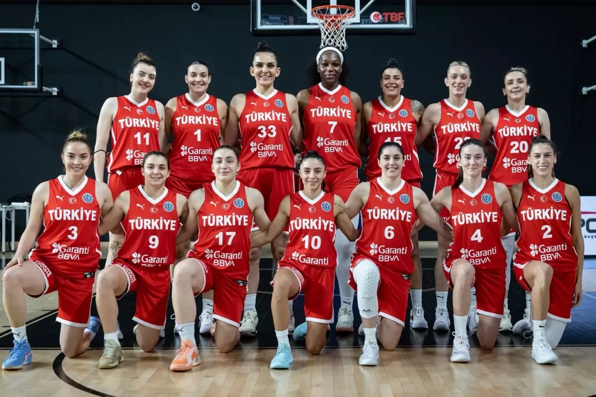 A Milli Kadın Basketbol Takımı'nın Avrupa Şampiyonası kadrosu belli oldu