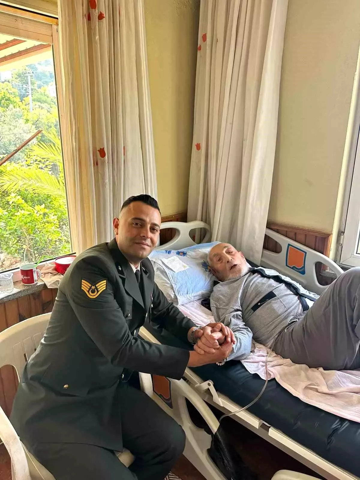 Gazipaşa'da Kore Gazisi Veli Çelik'e Samimi Ziyaret