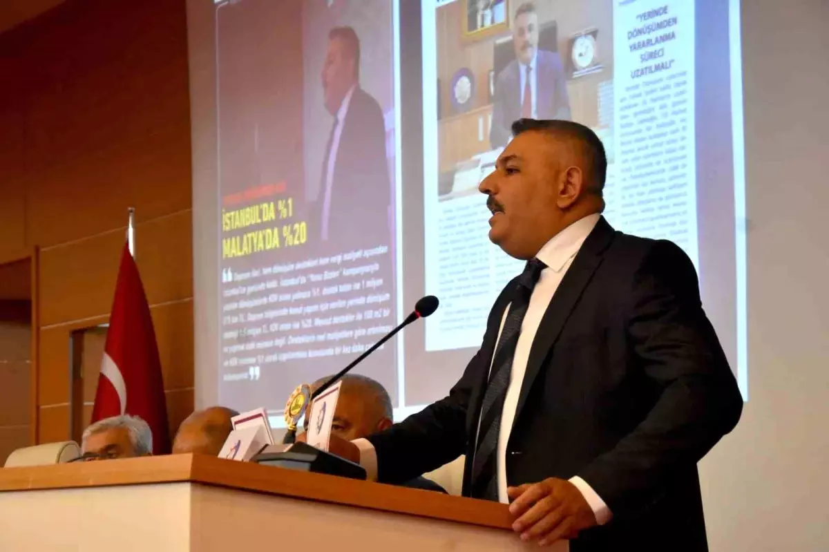 MTSO Başkanı'ndan Yerinde Dönüşüm Süresinin Uzatılması Çağrısı
