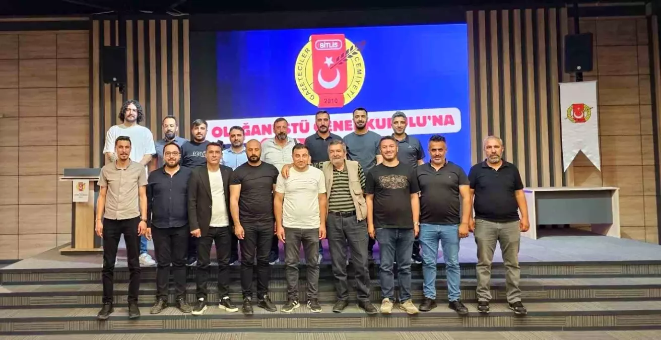 Hakan Okay, Bitlis Gazeteciler Cemiyeti Başkanı Seçildi