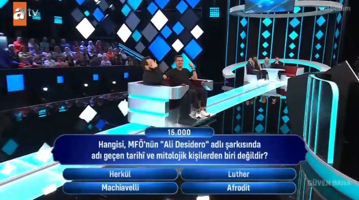 Hangisi, MFÖ'nün 'Ali Desidero' adlı şarkısında adı geçen tarihî ve mitolojik kişilerden biri değildir?