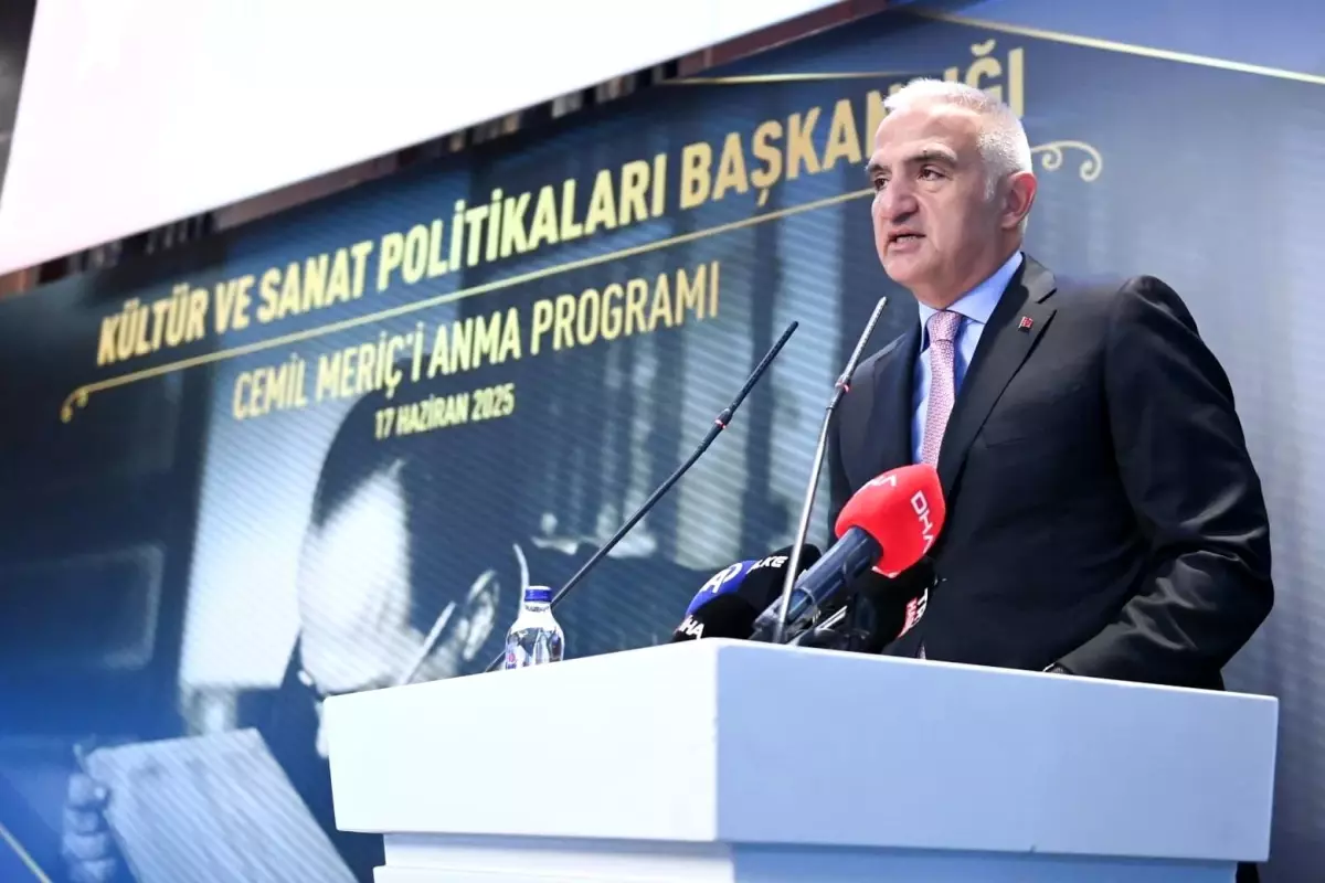 Bakan Ersoy, Cemil Meriç'i Andı