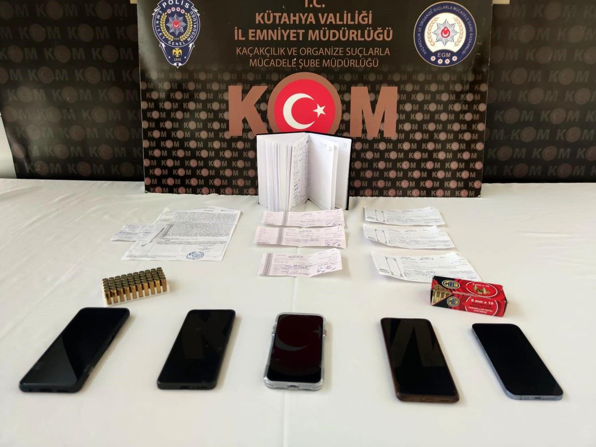Kütahya'da Tefecilik Operasyonu: 6 Şüpheli Gözaltında