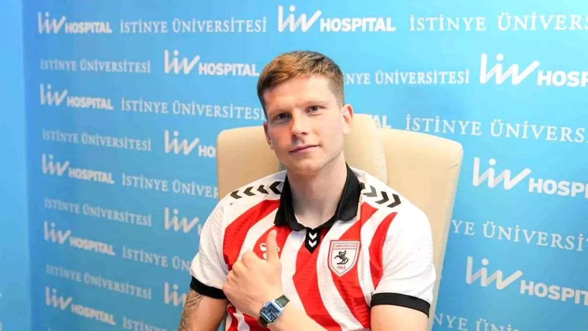Samsunspor'un Yeni Transferi Logi Tomasson Sağlık Kontrolünden Geçti