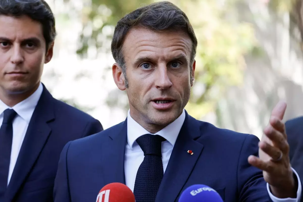 Macron'dan 'İran' uyarısı: Rejim değişikliğine yönelik girişim, kaosa yol açar