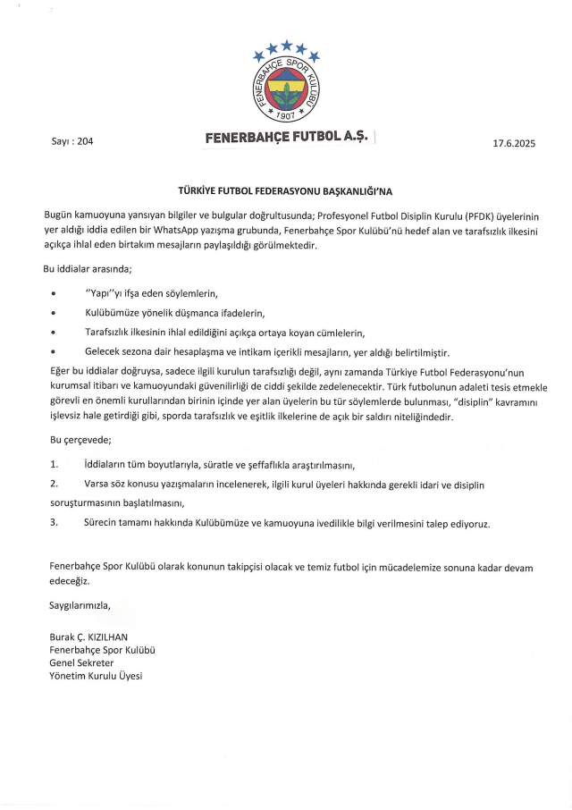 PFDK Başkanı istifa mı etti? PFDK Başkanı neden istifa etti?