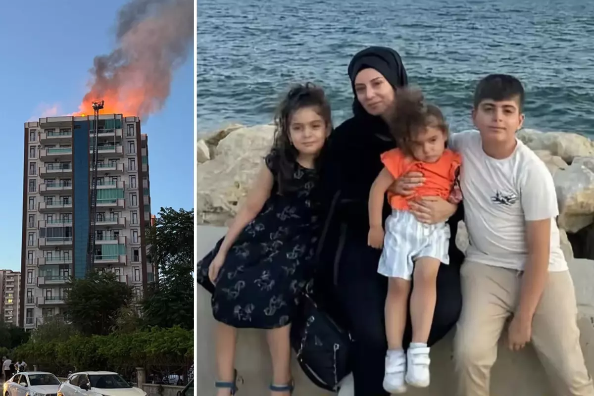 Anne ve 3 evladının can verdiği apartman yangınında facia 'geliyorum' demiş