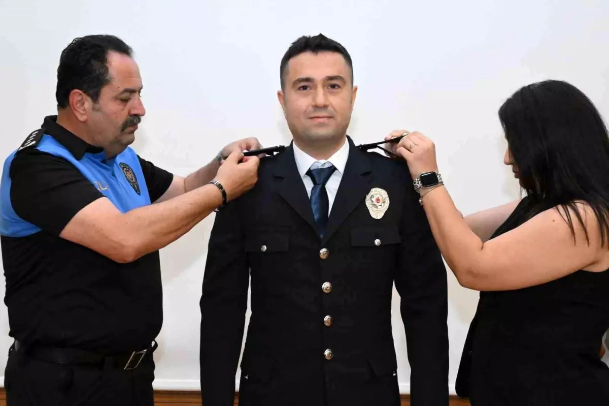 Antalya Emniyet Müdürlüğü'nde Rütbe Terfi Töreni Düzenlendi