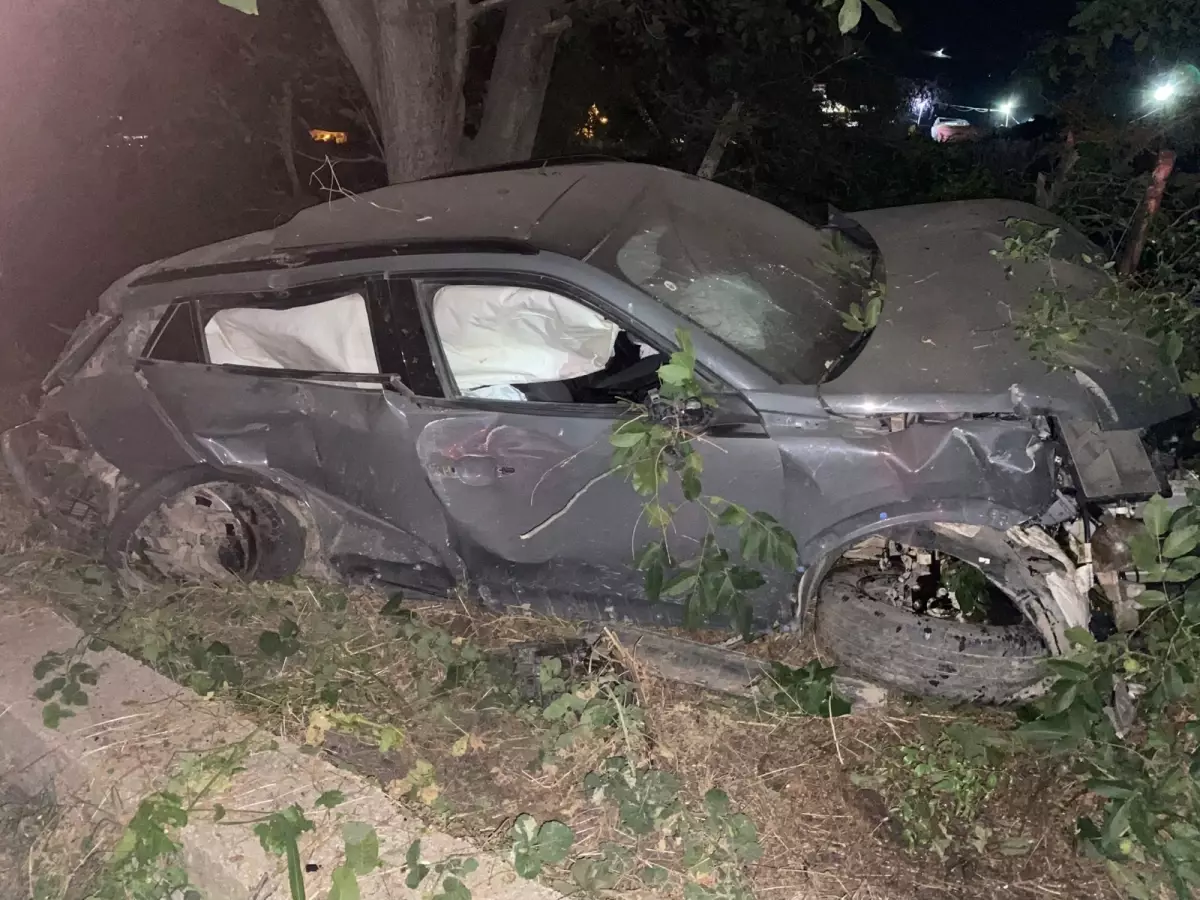 Alkollü Sürücü Takla Attı: Yaralı