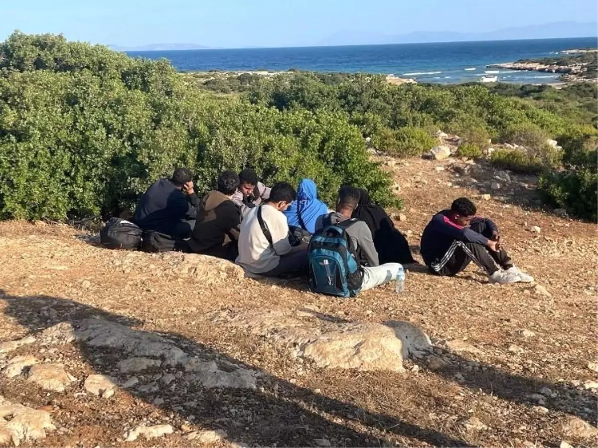 Didim'de 8 Düzensiz Göçmen Yakalandı
