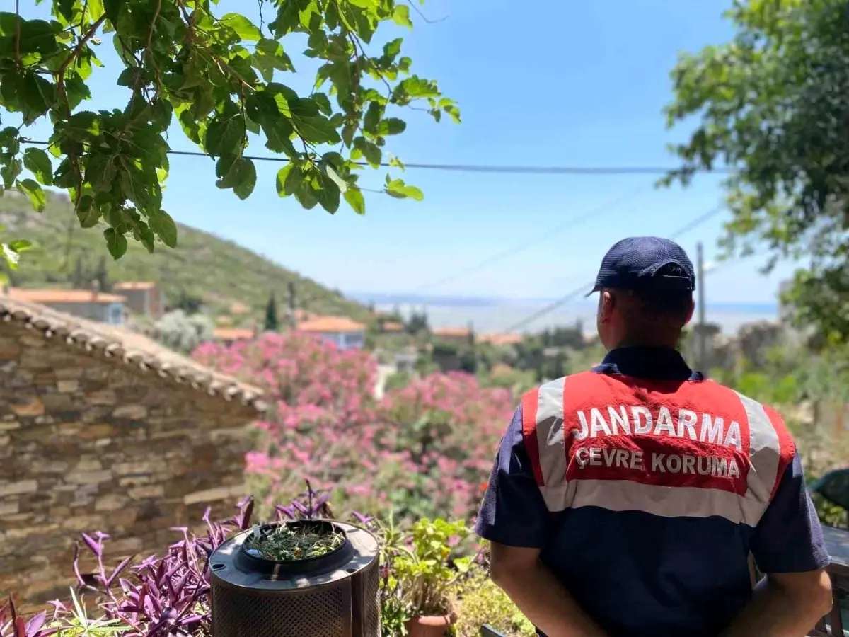 Doğanbey Mahallesi'nde Yangınlara Karşı Bilgilendirici Broşür Dağıtıldı