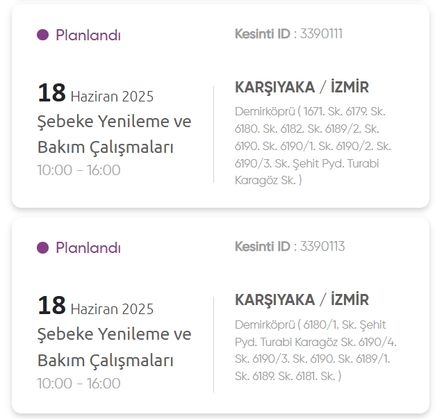 İzmir GEDİZ elektrik kesintisi! 18 Haziran İzmir'de elektrik kesintisi ne zaman bitecek, elektrikler ne zaman gelecek?