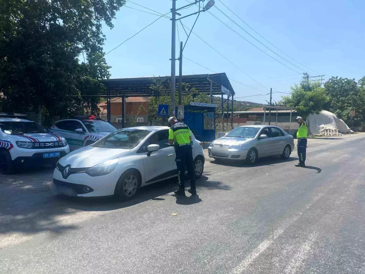 Koçarlı-Söke Yolu'nda Drone Destekli Trafik Denetimi