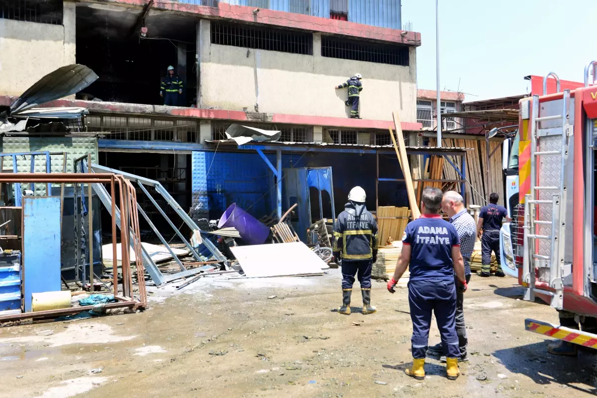 Adana'da Çocuk Parkı Malzeme Atölyesinde Patlama: 3 Yaralı