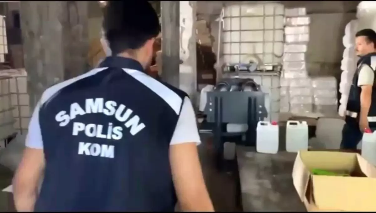 Sahte Alkol Operasyonu: 4.250 Kilogram Etil ve Metil Alkol Ele Geçirildi