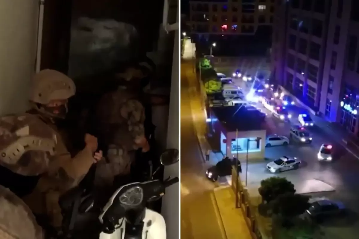 'Sevenler' suç örgütüne operasyon! Elebaşı dahil 9 şüpheli yakalandı