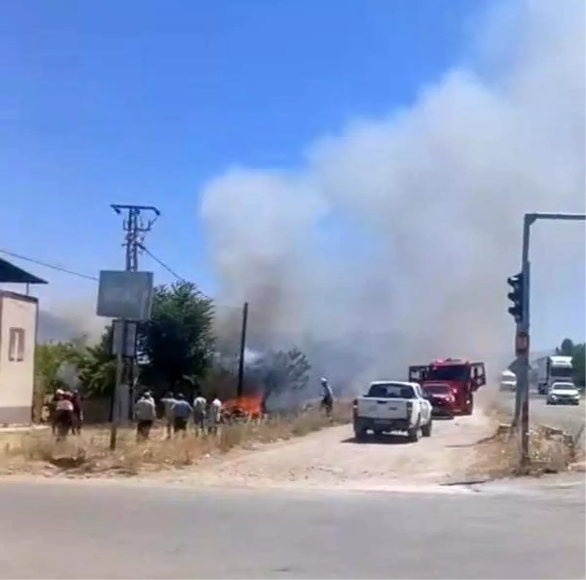 Malatya'da Bahçe Yangını Kontrol Altına Alındı