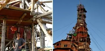 Yıkım emrine rağmen evini yıktırmayan adam, evinin üstüne 10 katlı dev piramit dikti