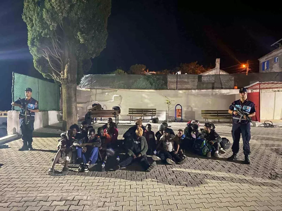 Didim'de 32 Düzensiz Göçmen Yakalandı