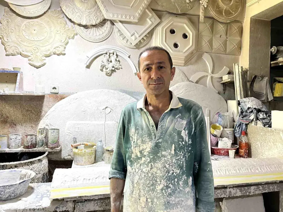 Alçı Ustası İbrahim Yavuz: Sanatı Yaşatmaya Devam Ediyor