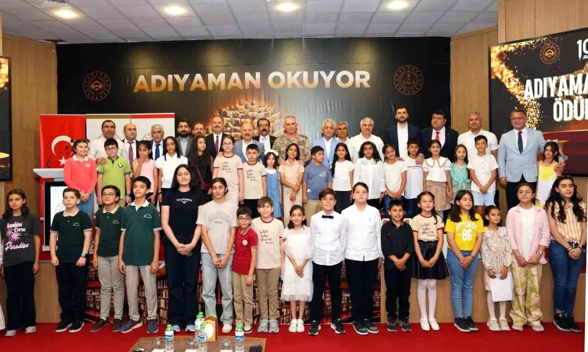 Adıyaman'da 'Adıyaman Okuyor' Projesi Ödül Töreni Gerçekleştirildi