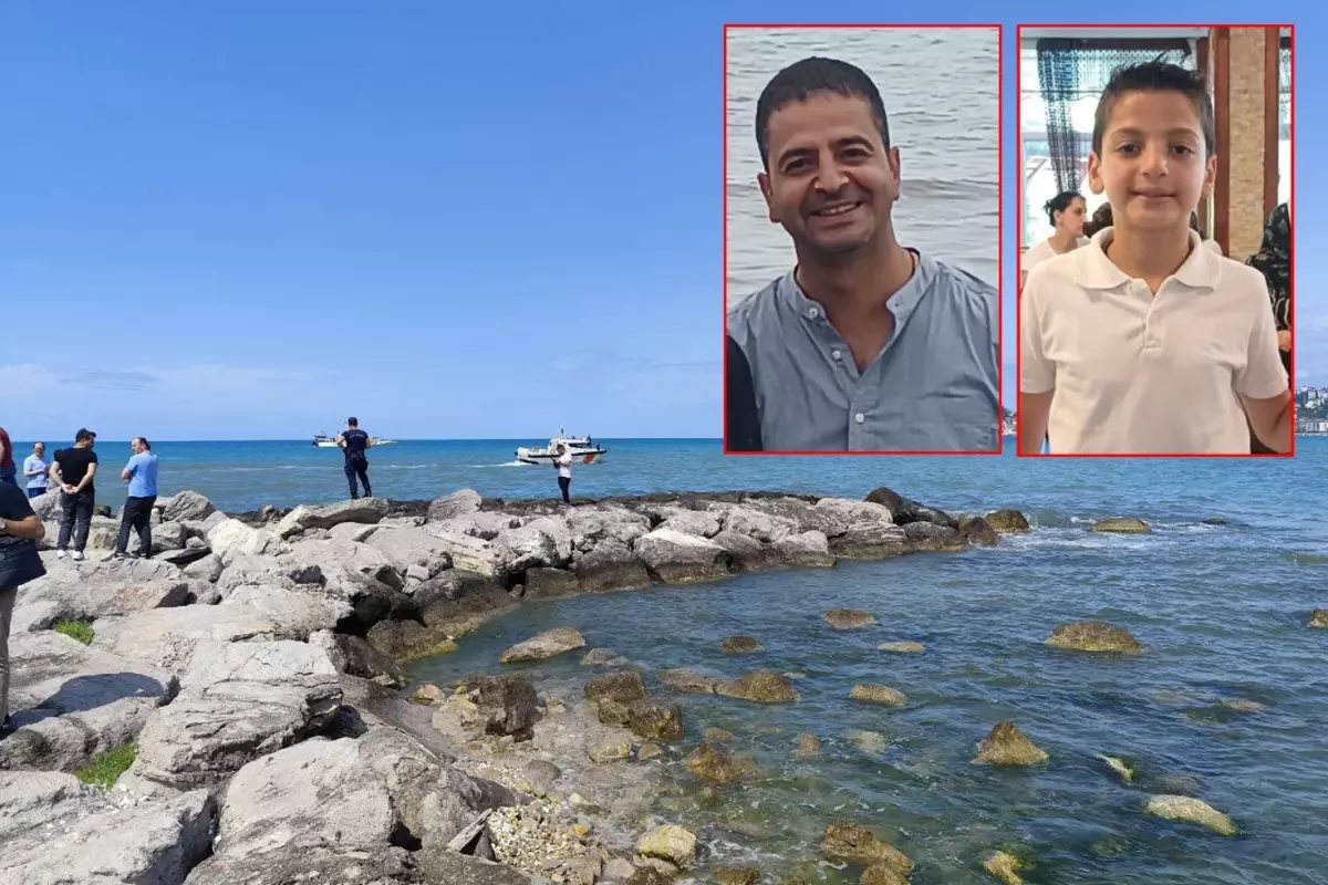 Baba ve oğlu girdikleri denizde can verdi